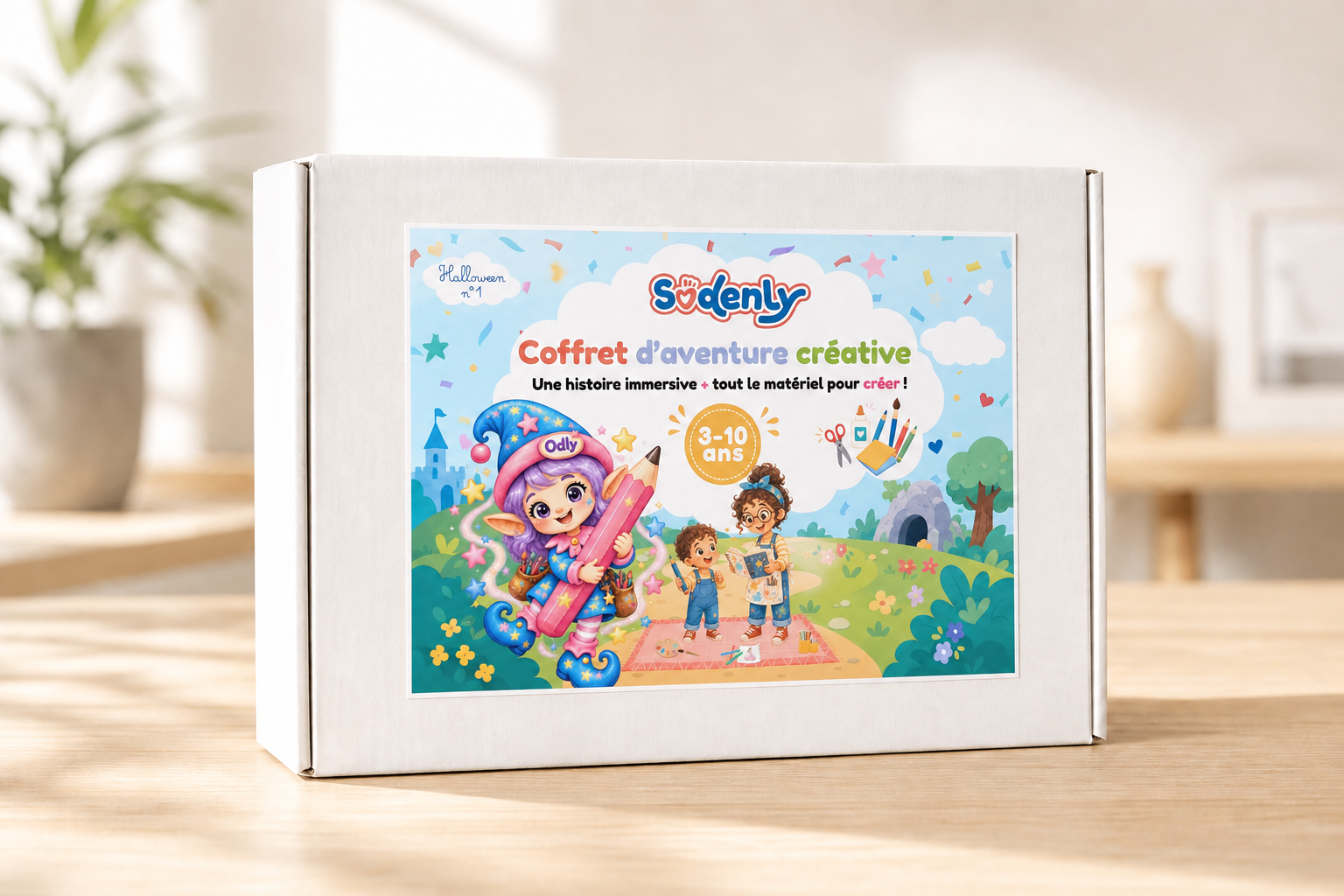 Coffret d'aventure créative Sodenly pour les enfants de 3 à 10 ans